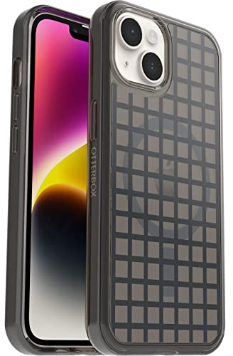 OtterBox Symmetry+ Clear Case for iPhone 14/iPhone 13 for MagSafe, Shockproof, Drop proof, Protective Thin Case, 3x Tested to Military Standard, Antimicrobial Protection, Window Pane Black