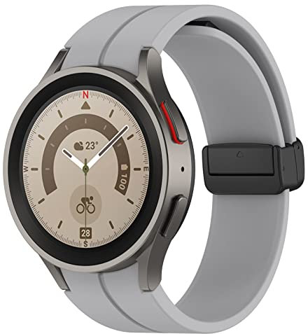 Cinturino Sportivo per Samsung Galaxy Watch 7/6/5/4/FE 40mm 44mm/Galaxy Watch 6 Classic 47mm 43mm/Galaxy Watch 4 Classic 46mm 42mm/Galaxy Watch 5 Pro 45mm,cinturino silicone Uomo/Donna