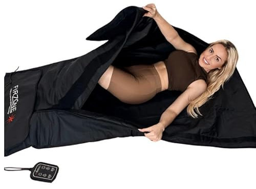 Firzone ProZERO 360 Infrared Sauna Blanket New Model 2022/23 Extra Hot with EMF Shielding Portable Far Infrared Sauna Therapy for Health and Wellness