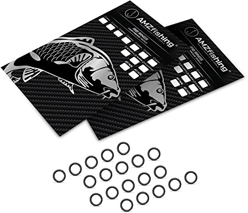 NEU AMZfishing® 20x Rig-Ring | Karpfenzubehör | Karpfen Zubehör | Karpfenangeln | Friedfischangeln | Angeln Ring | Angelzubehör (20, Circle 4,4mm)