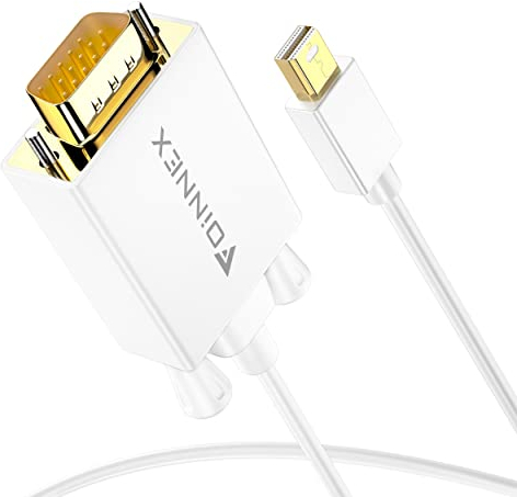 Câble Mini DisplayPort/Thunderbolt Vers VGA 3M/10FT - Adaptateur pour Microsoft Surface Pro 6 5 4 3, Mac, MacBook Pro, Air, Surface Book, ThinkPad