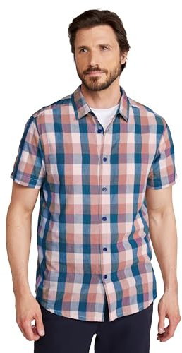 Mountain Warehouse Weekender Short Sleeve Mens Shirt Rust M