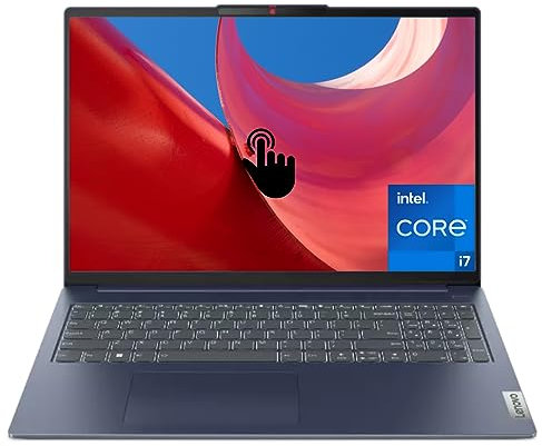 2023 Lenovo IdeaPad Slim 5i Laptop, 16 pollici WUXGA IPS Touchscreen, Intel Core i7-1355U (10 core), 16GB DDR5 RAM, 1TB SSD, Intel Iris Xe Graphics, Wi-Fi 6, tastiera retroilluminata, Windows 11 Home