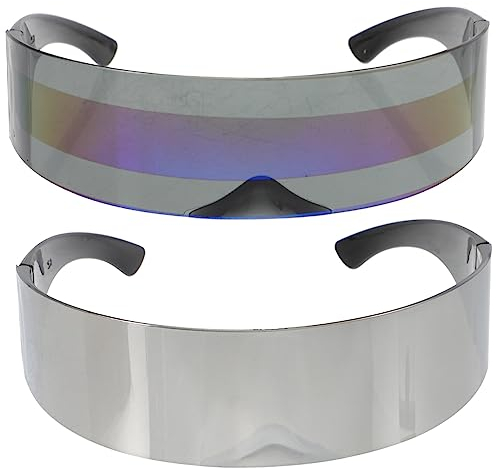 SHERCHPRY 2St -Brille kleine Party-Requisite Sonnenbrillen tragbar Foto-Party-Requisite Partybrille empfindlich Zubehör Urlaubsartikel Gläser Requisiten Plastik