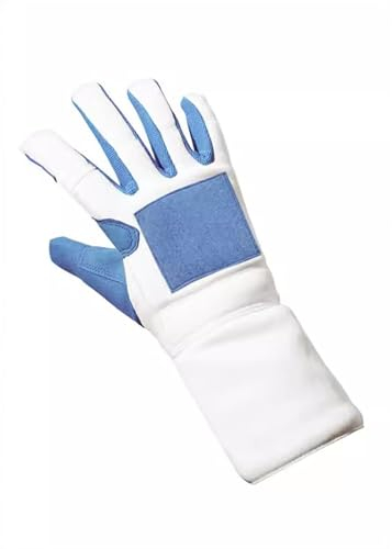 VIQUTRG Fechthandschuhe, Rutschfester Trainingshandschuh für Erwachsene und Kinder, Florett-, Säbel- und Degen-Trainingshandschuh, Fechtausrüstung (Color : Right Hand, Size : 5)