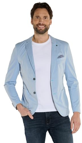 engbers Herren Herren Freizeit-Sakko Slim fit, Hellblau, 36555, Hellblau in Größe 58