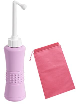 Brigtviee Peri Bottles for Postpartum Care Portable Bidet for Perineal Cleansing Perineal Bottle with 75° Oblique Nozzle and Retractable Nozzle, Upside Down Peri Bottles, 500 ml/16.9 Oz
