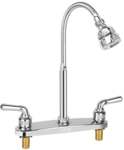 Robinet de cuisine entièrement en métal pour camping-car, robinet d'évier de cuisine pour camping-car, remorques de voyage, 20,3 cm