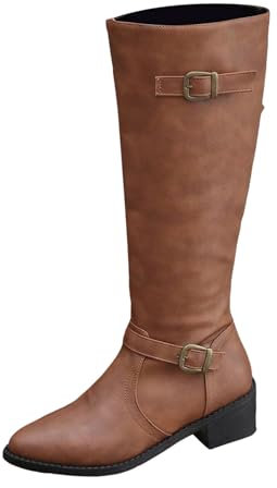 Stivali Donna Invernali Stivaletti Donna con Tacco Brillantini Stivaletti Donna Invernali Stivali Donna Pelle Vera Anfibi Estivi Donna Stivali Donna Tacco Quadrato Tacco Alto