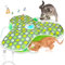 FUGODIWI Cat Toys for Indoor Cats Adult, Interactive Cat Feather Toy for Kitten, Automatic Kitten Game, Chirping & Motion Activate, Hunting Games & Hide-and-Seek for Bored Adult Cats (Green)