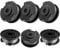6 PCS String Trimmer Spool Compatible with Bosch Easygrasscut 18 23 26 Art 23/26, Φ1.6mm Double Autofeed Spools, Grass Trimmer F016800569 F016800385 Replacement