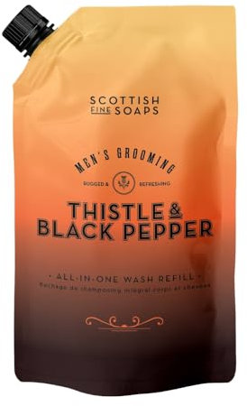 Scottish Fine Soaps 2in1 Duschgel Nachfüllpackung Thistle & Black Pepper 1,2 Liter