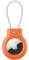 Airtag Case With Wire Cable, Secure Holder Protective Cover Airtag Case for Travel Suitcase, Pet, Anti-Lost and Scratch-Resistant (Orange)