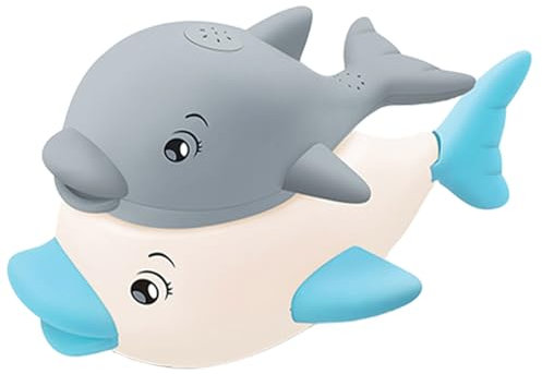 Amesor Jouet D'arrosage pour Le Bain, Jouet Éducatif Musical, Jeu Sensoriel Interactif Musical Fontaine pour Jeux d'eau, Piscine, Natation et Extérieur