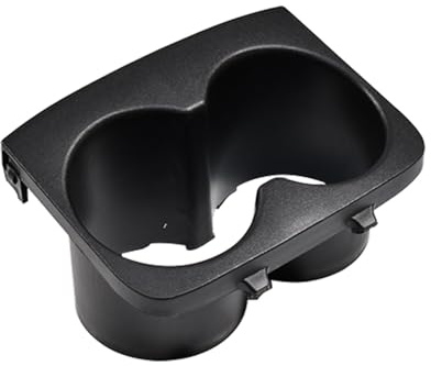 VHEUHZ Centre Cup Holder Insert Compatible with Vauxhall Opel Grandland X | 9839834177 Dual Compartment Cup Holder Replacemenet, Dual 70mm spring cup wells, Fits 55–75mm bottles