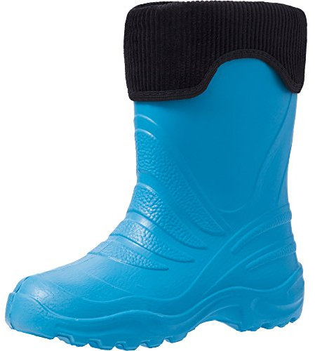 Ladeheid Stivali Imbottiti Bambino e Bambina in Spuma Eva LA-861-2017 (Turchese/Nero, 32/33 EU)