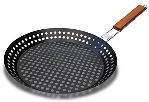 EURO MARKETING MANUFACTURING BBQ Pan padella antiaderente per barbecue