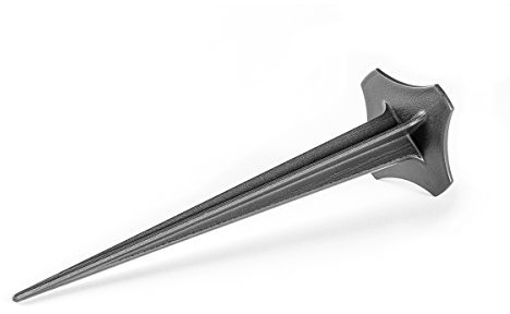 HaGa® Erdanker Kunststoffanker f. Unkrautvlies 17cm Länge ohne Widerhaken 50 St.