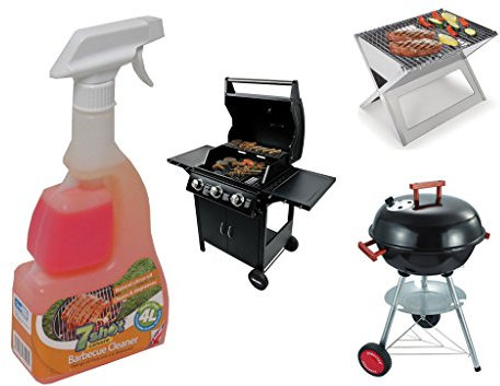 BBQ Grill Cleaner Spray 7 Shot Gas & Charcoal Natural