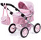 Bayer Design - 13002AA; Puppenwagen Trendy, höhenverstellbar, zusammenklappbar, mit Umhängetasche und Einkaufskorb, ‎68 x 40 x 64 cm, Pink, Leopard