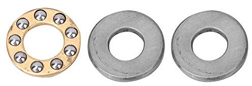 10 stücke Axialkugellager Nadellager Stahl Unterlegscheiben Axialkugellager Miniatur Flachstahllager Set(F7-13M 7 * 13 * 4.5mm)