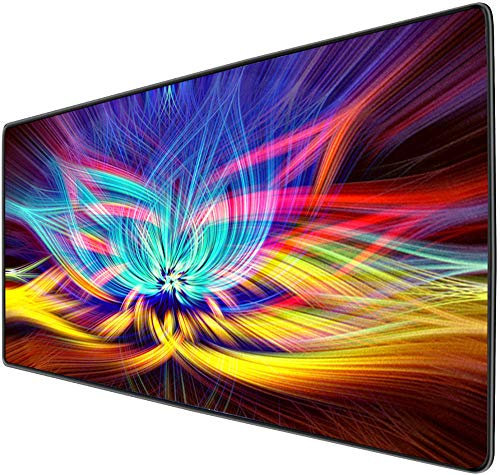 Tapis de souris Dream Keyboard Writing Desk Office Customized Computer Pad Mats Student Desk Creative Mat Colorful 31.5X1 1.5X0.12 in