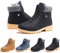 Chaussure Femme Hiver Boots Bottine de Neige Plates Faux Cuir Zip Chaudes Fourrees Bottes Cheville Botte Randonnée Snow Boots EU Noir 40