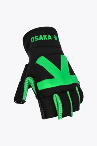 Osaka Field Hockey Glove, Left Handed, Enhanced Grip, Protection | Iconic Black