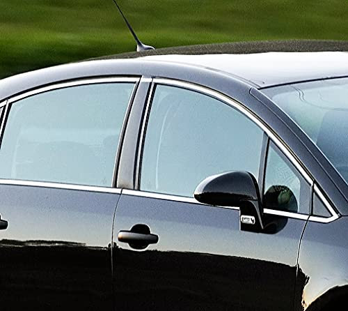 Baguette chromée de Contour des vitres latérales Compatible Citroën C4 Berline
