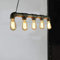 Retro Pendelleuchte Industrie Wasserrohr Hängelampe Loft Leuchte Deckenlampe Schmiedeeisen Rohr Hängelampe E27 für Esszimmer Esstisch Küche Wohnzimmer (Ohne Glühbirne)