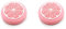 lamphle Lot de 2 coques de joystick fruits pour Switch Lite Play Rose