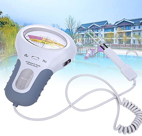 PC-102B CL2 Chlor und pH Meter Schwimmbad Tester Wasserqualitätsanalysator Pool Tester mit Sonde Detektor