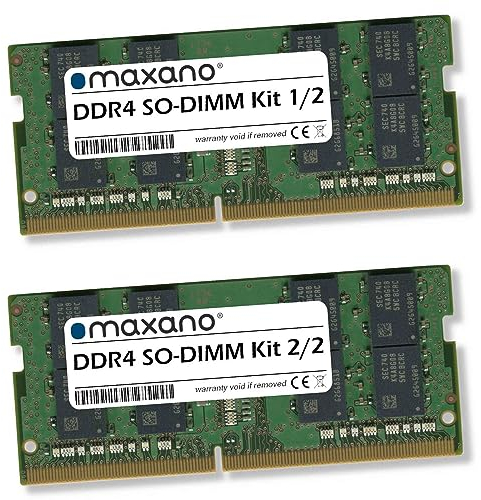 Maxano 32GB Kit 2X 16GB RAM kompatibel mit Dell XPS 15-9570 (PC4-21300 SO-DIMM Arbeitsspeicher)