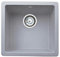 Granitspüle Küchenspüle Kaira Granit Einbauspüle Spülbecken Spüle Granit Grau 37x39cm (B-Ware)