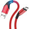 VENTION Cable Micro USB 1m Cable Mando ps4 Cable Cargador ebook Kindle Tejido de Nylon Cable Cargador Android Micro usb (Rojo)