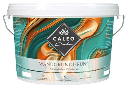 Caleo Color Imprimación de pared de 2,5 litros – pintura ecológica sin difusión para la preparación de placas de yeso, yeso y madera