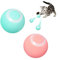 CJBIN Katzenball Elektrisch, 2 Stück Interaktives Katzenspielzeug Ball, Automatischer 360° Rollbal Katzen Ball mit LED-Licht, Katzenspielzeug Elektrisch USB Wiederaufladbares Katzenbälle für Katzen