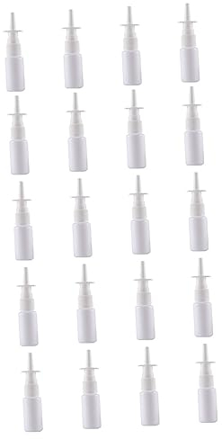minkissy 200 Piezas Botella De Spray Directo De 10ml Botella De Spray Nasal Pulverizador Nasal Rociador De Niebla Irrigador Nasal Nariz Vidrio Viajar Pe De Plástico Aceite Esencial