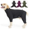 LIANZIMAU Hundepullover Fleece Kleine Mittelgroße Grosse Hunde Fleecemantel mit Beinen Hunde Fleece Wintermantel Warmer Hundepullover Hunde Pyjama Hunter Hundepullover