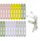 20Pcs Silicone Cable Ties, Green Cable Ties Reusable Yellow, Computer Accessories Organizer, Wire Organizer for Earphone, HDMI, Phone Charging, Mouse in Home Office Table Desk