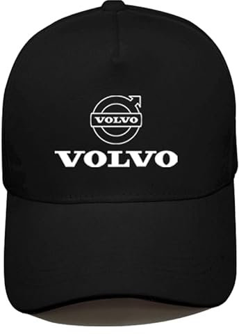 VTRWLMWN Autos Baseballkappen mit Abzeichen, für Volvo verstellbare Gebogene Baseballkappe Sport Baseballkappe,OneSize