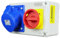 RoadEu - Prise 32A 3P 230V - Prise Monophasée avec coupe-circuit verrouillable. IP44