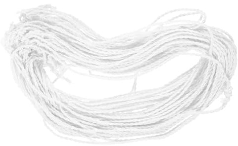 BEBEMOKO 50pcs Sausage Twine Meat Net Meat Used Thread Pork Straps Bakers Twine for Cooking Meat Tenderizer Sausage Ties Butchers Twine Jute Twine Kitchen Twine Baler Twine Rope White