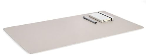 Schreibtischunterlage Kunstleder, creme, 70 x 40 cm