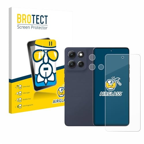 BROTECT Schutzglas für Motorola Moto G86 Power | (Display+Kamera) Transparenter Displayschutz Made in Germany Schutzfolie Panzer Folie Glas 9H Einfache Montage Clear