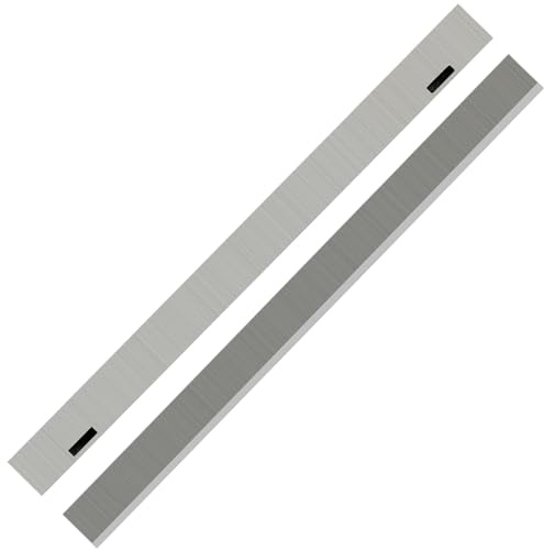 SHGUOMSC 2pcs 260mm×21mm×3mm Wood Planer Blades HSS for DW733S Thicknesser Jointer Cutterhead