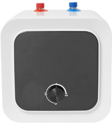 Durchlauferhitzer Mini Wasserheizer 1500 Watt Warmwasserbereiter Elektrischer 8 Liter Tank Unterspüle kleindurchlauferhitzer 30-65℃ mit LCD Digitalanzeige für Waschbecken, Küchenspülen