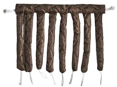 Heatless Lazy Hair Curler Octopus Soft Wave Curling Stick Locken Seidenband Styling-Tools(Brown)