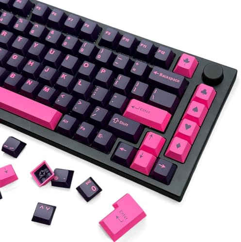 Simplicité Custom 163 Touches Clavier Cherry Contour Double lentille,pour commutateurs Cherry MX Disposition ISO ANSI et Clavier Mécanique