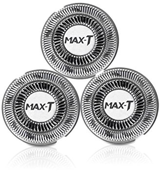 MAX-T Elektrische Rasierer Ersatzscherköpfe 3Stk.